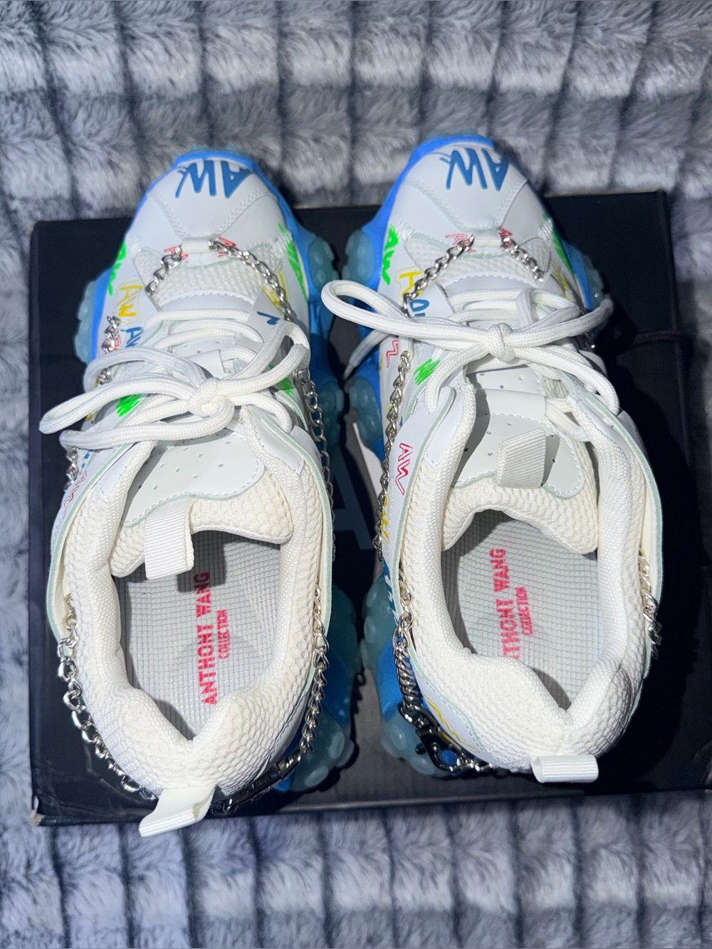 Anthony Wang CARAMBOLA 01 - MULTI Platform Sneakers NIB - Size 8.5 - Picture 6 of 15